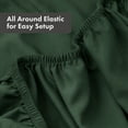 thumbnail image 5 of Pawz Pine Green King Sheet Set, Soft Microfiber Bed Sheets with 2 Pillowcases, for Adults and Teens, 5 of 9