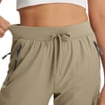 thumbnail image 4 of MASKERT Women's Cargo Pants Lightweight-Quick Dry Hiking Pants Athletic Lounge Casual Travel Khaki （Size XS-XXXL）, 4 of 11