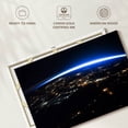 thumbnail image 6 of Elephant Stock Earth Night Glory Wall Art - Horizontal Canvas Wall Art - Living Room Wall Decor - Astronomy & Space Canvas - Black And Blue Decor By Nasa - 24" x 16", 6 of 8