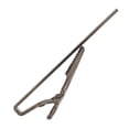 Gun Metal Tone Classic Tie Clip Bar Clasp Large 2 1/2
