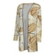 thumbnail image 4 of ICHUANYI Clearance Fashion Women Loose Long Sleeve Cardigan Coat Blouse(Beige, XL) ICHUANYI WER2023081504854, 4 of 5
