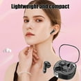 thumbnail image 5 of Kchsji Upgraded Wireless Bluetooth Earphones HD Noise Reduction Low Latency Gaming Long Battery Life Ergonomic Fit 13mm Speaker Unit Fast Charging for Music Calls Gaming Travel, 5 of 6