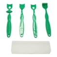 thumbnail image 4 of MERIGLARE 4x Tongue Tip Exerciser Develop Language Oral Muscle Training Learning Spoon Dark Green, 4 of 9