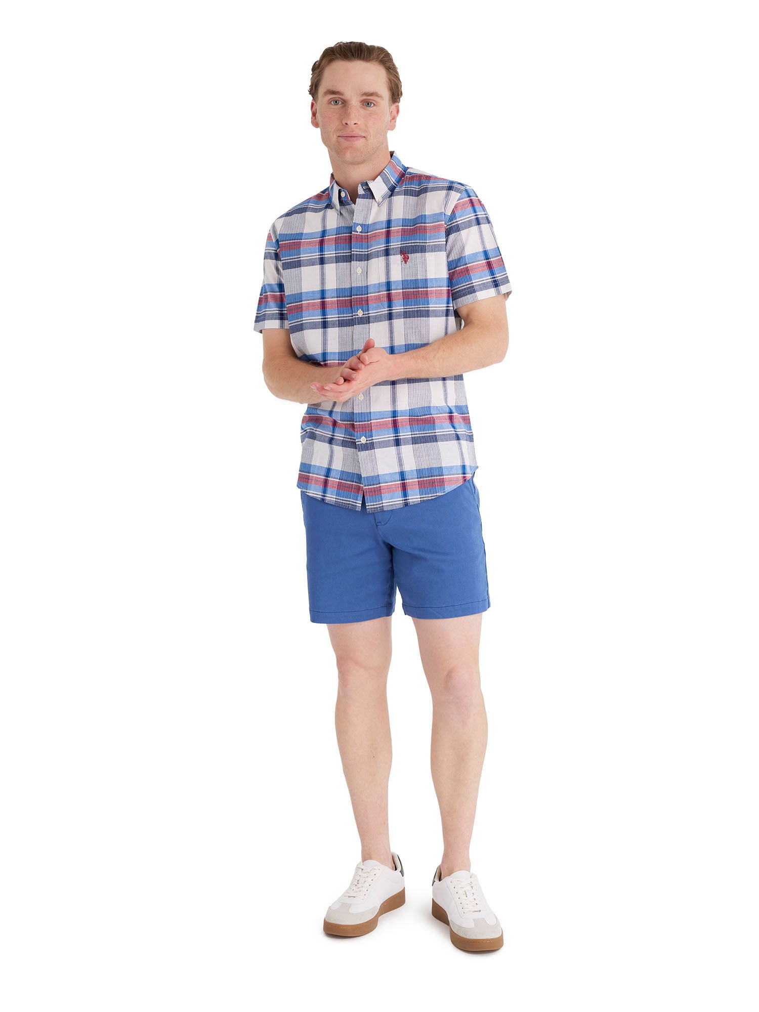 U.S. Polo Assn. Men's Short Sleeve Buttondown Shirt
