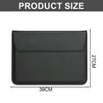 thumbnail image 2 of 15 inch Laptop Stand Sleeve Case, Faux Leather, Envelope bag transverse laptop bag, Laptop protective case, 2 of 5