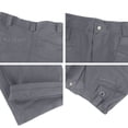 thumbnail image 6 of Mens Cargo Pants Water Resistant Relaxed Fit Hiking Work Pants Multi Pockets Ripstop Flex Baggy Tactical Pant Gray S, 6 of 8