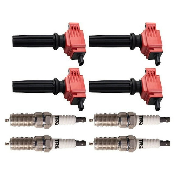 Ignition Coil and Spark Plug Kit 8 Piece - Compatible with 2012 - 2018 Ford Focus 2.0L 4-Cylinder 2013 2014 2015 2016 2017