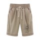 thumbnail image 1 of Pantalones Cortos de Verano para las Mujeres de Cintura Alta Estampado Elástico Cordón de Cintura, Casual Bolsillos Pantalones de Pijama, 1 of 4