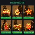 thumbnail image 2 of Christmas Suction Cup LED Lights, Window Display Decorative Lighting for Indoor Holiday Home Decor, 2 of 6