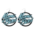 thumbnail image 2 of Novedad Mujeres Hip Hop Pendientes De Acrílico Pendientes De Botón Zulema Pendientes de acrílico, 2 of 6