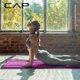 thumbnail image 5 of Esterilla de yoga CAP Barbell de alta densidad, 68 x 24 cm, 12 mm, color vino, 5 of 7