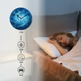 thumbnail image 4 of Battery Operated Analog Wall Clocks Non-Ticking Silent Modern Clock Decorative for Home,Office-Abstract Blue Swirls And Starry Night Sky(16inch), 4 of 4
