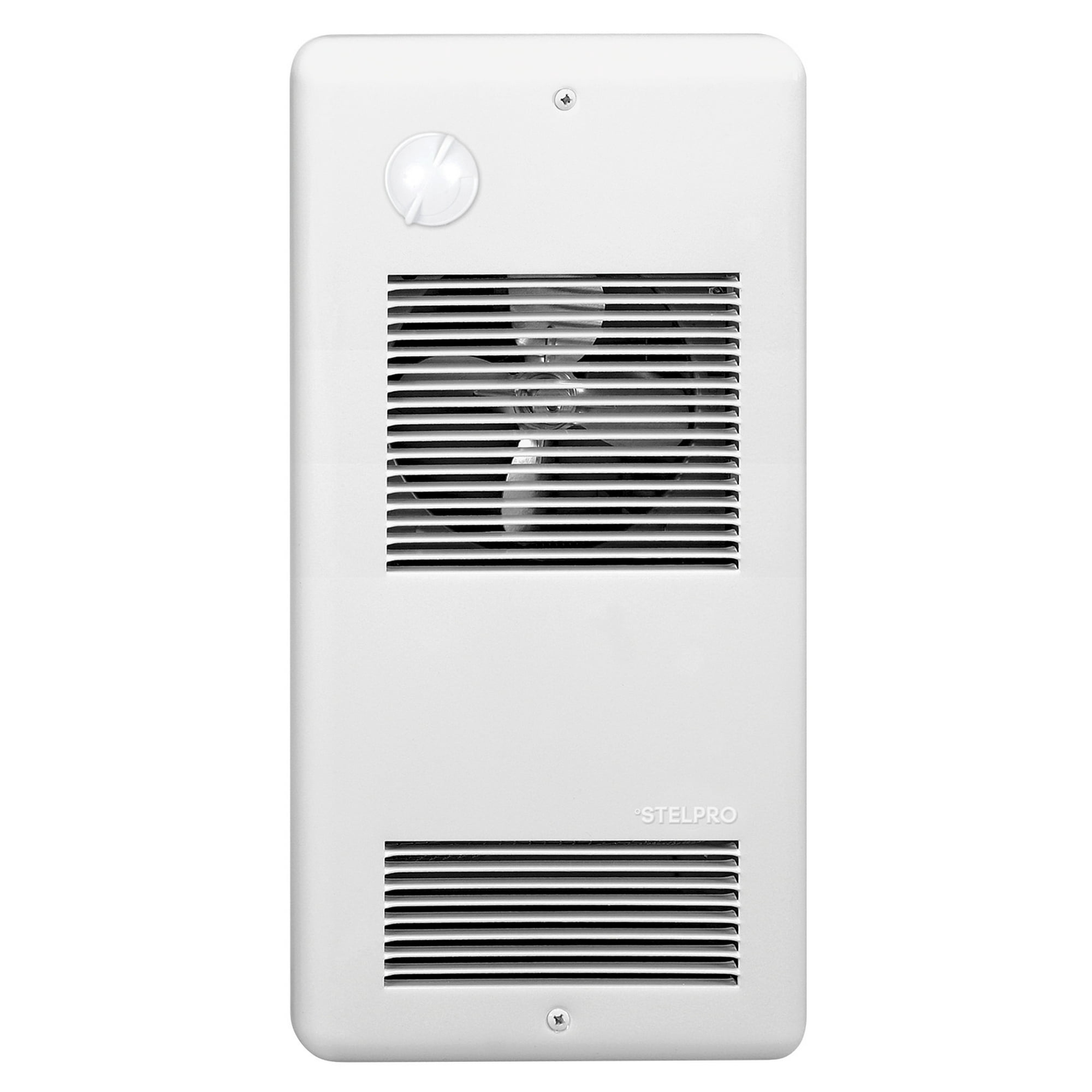 Stelpro ARWF2002TW White PULSAIR Wall Fan Heater With Integrated Mechanical  Thermostat - Walmart.com