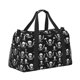 thumbnail image 2 of Fotbe Pirate skulls Bolsa de Viaje con Estampado, Bolsa de Fin de Semana para Mujer con Compartimento para Zapatos, Bolsa de Gimnasio con Bolsillo Húmedo, 2 of 7