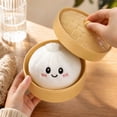 thumbnail image 3 of MInHoues Mystery Plush Dumpling Squishies, 5.9" Sensory Stress Relief Steamed Dumpling Stuffed Toys, Giant Dumpling Fidget Toys for Kids Adults Anxiety Relief Party Favor, 3 of 5