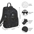 thumbnail image 2 of Disketp Ornate Dark Skull Book Mochila Ligera e Impermeable, Mochila de Día Resistente para Viajes, Senderismo y Uso Diario para Hombre y Mujer, 2 of 7