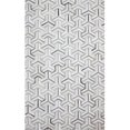 thumbnail image 1 of Bashian H112-GY-2.6X8-H26 Bashian Santa Fe Collection Geometric Contemporary Leather Hand Stitched Area Rug, Grey - 2 ft. 6 in. x 8 ft., 1 of 1