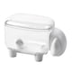 thumbnail image 3 of Cotton Swabs Storage Holder Desktop Organizer for Home White 1 Set, 3 of 4