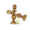 thumbnail image 2 of Wooden Candlesticks For Table Décor | Wooden Candle Holder | (2) Olive Wood Candle Sticks From The Holy Land | Short Candlesticks Holders, 2 of 5