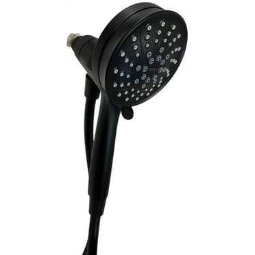 MOEN Attract with Magnetix 6-Spray 3.75 in. Single Wall Mount Handheld Adjustable Shower Head in Matte Black
