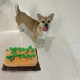 thumbnail image 2 of Creative Dog Vegetable Plush Toy Snuffle Mat Parent-Child Interaction Education Radish Field B, 2 of 8