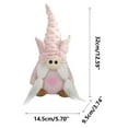 thumbnail image 5 of Valentines Day Gnomes Decorations for Home, Cute Plush Gnome Valentines Day Gift for Her, Women & Girlfriend, Valentines Day Decor (2Pcs) Xuniizn, 5 of 11