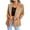 Khaki, variant on Hfyihgf Womens Casual Classic Corduroy Blazer Jackets Boyfriend Open Front Business Lapel Button Long Sleeve Work Office Suit Coat(Beige,L)