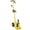 Yellow + Metal, variant on 22 Ton Hydraulic Floor Jack Air-Operated Axle Bottle Jack with 4 Extension Saddles Built-in Wheels for Lifting, Blue Metal Floor Jack for Trucks and SUVs