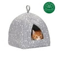 thumbnail image 6 of FurHaven Decorator Print Tent Pet Bed for Cats & Small Dogs - Gray Terrazzo, 6 of 10