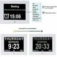 thumbnail image 3 of Dementia Clock Alzheimer's Clock Large Digital Calendar Clock For Seniors, Clock With Day And Date F -gt, 3 of 5