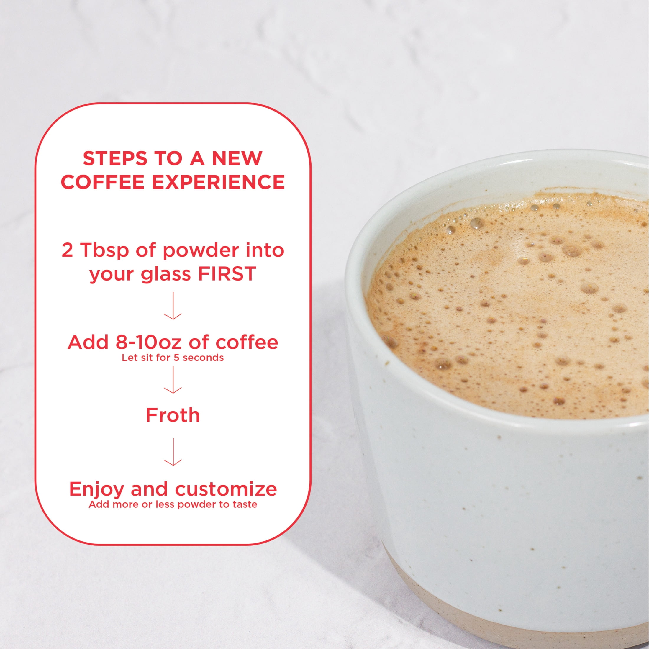 Laird Superfood Protein Creamer with Lion’s Mane Mushroom & Coffee Fruit Extract, Sweet & Creamy, Dairy-Free, Non-GMO, 8oz