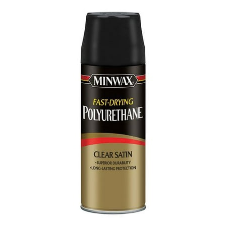 Minwax Fast-Drying Polyurethane Spray, Clear Satin, 11.5
