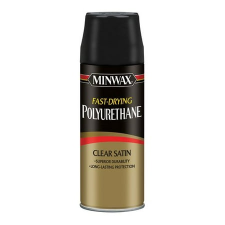 Minwax Polyurethane Clear Satin Aerosol 11.5-Oz (Best Water Based Polyurethane For Wood Floors)