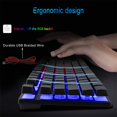 thumbnail image 4 of Combinación de teclado y ratón retroiluminado para videojuegos BlueFinger RGB, 4 of 8