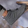 thumbnail image 2 of Botas Nieve Cálidas Invierno Con Cordones Forradas Piel Mujeres Hombres para El, 2 of 9