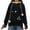 Black, variant on Simua Women's Fleece pet Cat Small Day Pouch Hoodie Carrier Holder Carrying Sweatshirt Kangaroo Pocket