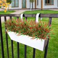 thumbnail image 2 of Plantas artificiales Ivydale Monkey Grass, 10 unidades, rojas para exteriores, 2 of 9