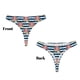 thumbnail image 3 of Balery Popcorn Tangas de Algodón para Mujer con Estampado – Ropa Interior Sexy, Transpirable, G-string-XX-Large, 3 of 6