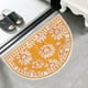 thumbnail image 4 of Alfombras de Baño Alfombra de Baño de Piso Absorben Agua Alfombra , Semicírculo de margarita perfecl alfombra de baño, 4 of 7