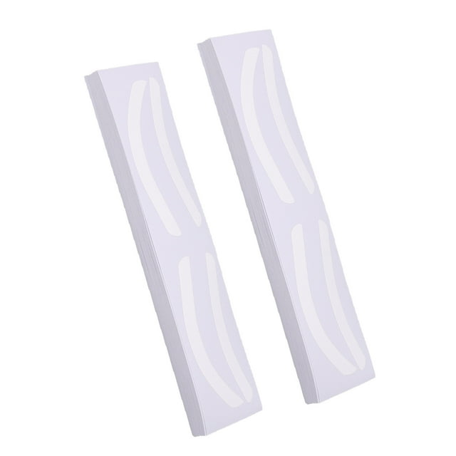 Pegatinas de Plantilla para Cejas, Pegatinas higiénicas desechables para plantilla de cejas para artista de microblading, 100 hojas