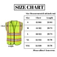 Reflective Vest Class 2 Safety Vests ANSI with 5 Pockets Zipper High