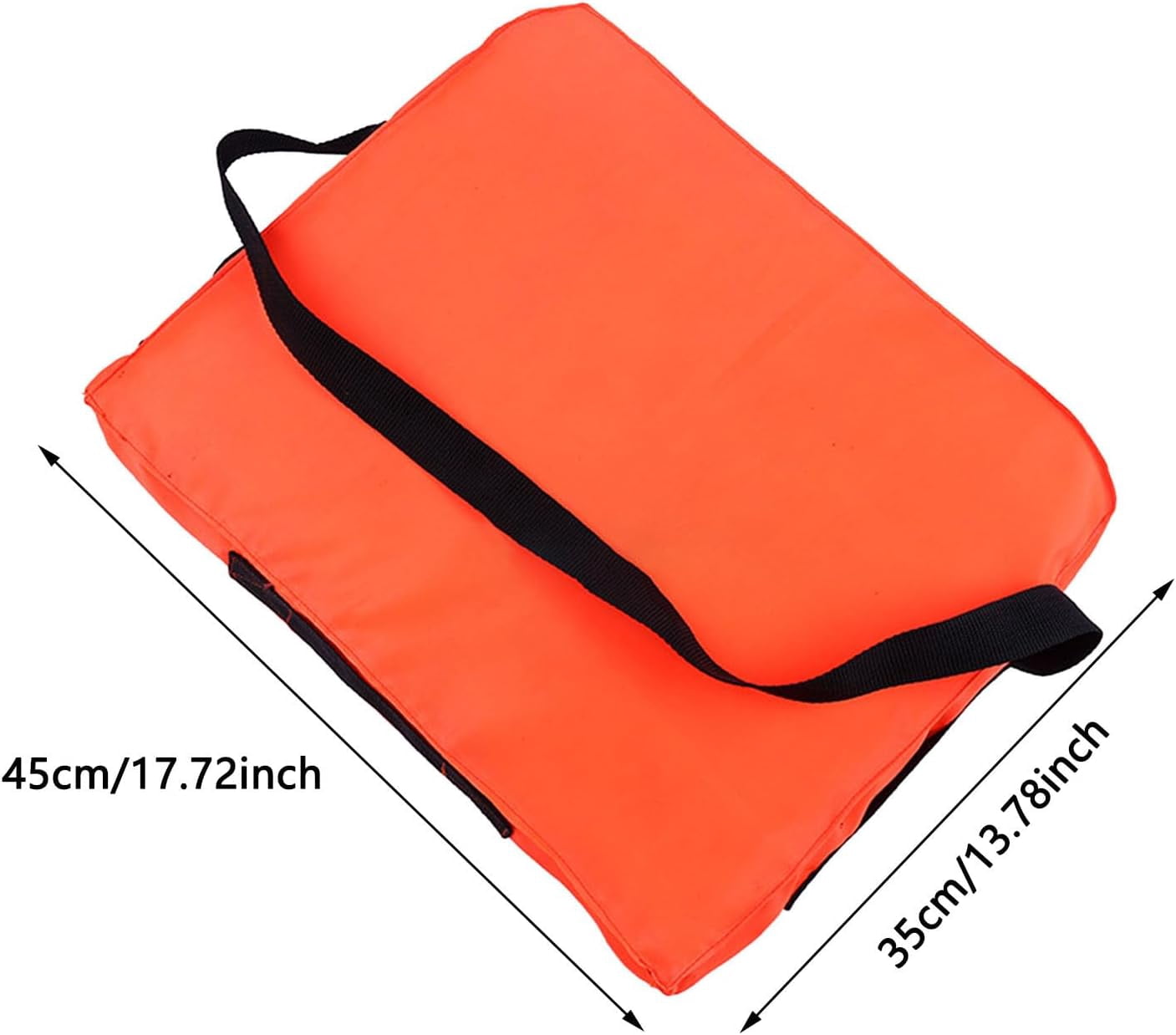 Boat Throw Cushion Nylon 46x36x6cm Throwable Flotation Cushion Swimming Safety Supplies for Fishermen Kayakers Water Sports Rescue Teams Lake Sailing Clubs Poolside Kayak Canoe Dock Area