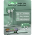 thumbnail image 2 of Protector contra sobretensiones Power Strip KWRNVO 7 en 1 de 65 W con puertos USB, 2 of 7