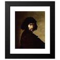 thumbnail image 2 of Salvator Rosa 12x14 Black Modern Framed Museum Art Print Titled - Self-Portrait (1650s), 2 of 5