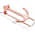 thumbnail image 2 of 2 Pieces Bookmarks Creative Bookmark Metal Page Holder for Students Teachers Graduation Gifts School Office Supplies (Rose Gold), 2 of 5