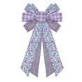 thumbnail image 2 of Usloyux under $5 Easter Bow Decoration, Polyester Ribbon for Wreath, Tree, Door and Wall, Festive Holiday Decor, Large Size Eye-Catching Accent for Seasonal Celebrations and Parties, 2 of 6