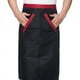 thumbnail image 4 of Delantal de chef de 2 piezas, suave, absorbente de humedad, transpirable, de poliéster, para hombre, con bolsillos, para hotel, restaurante, bar, color negro, 4 of 12