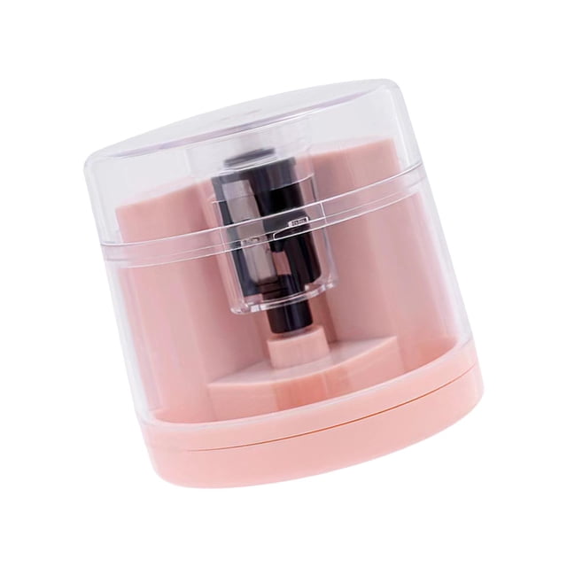 Rongfmy Electric Pencil Sharpener Fast Sharpen Practical for School Students Artists Pink