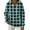 Sky Blue, variant on WTOBBY Women's Fashion Casual Plaid Print Pullover Long-Sleeve Hooded Sweatshirt, Trendy Loose Fit for Casual Outfits and Fall Season Daily Wear,Black L