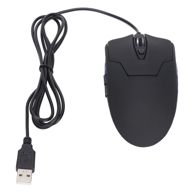 Ratón para juegos con cable, ratón para juegos ajustable 800 accesorios para juegos de PC ratón para juegos rendimiento confiable